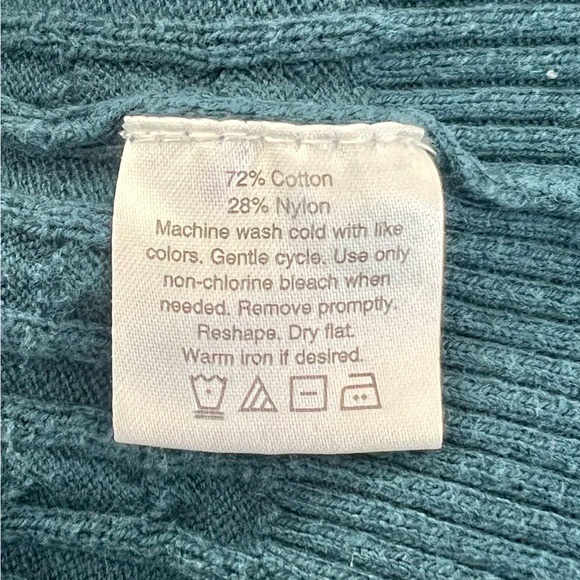 Eddie Bauer Teal Sweater - Picture 4 of 5